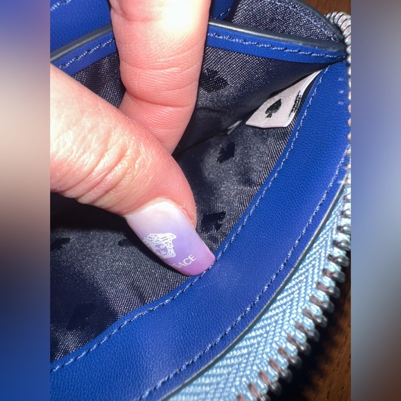 Kate Spade Blue Travel-Themed Wallet NWT! - Picture 9 of 9